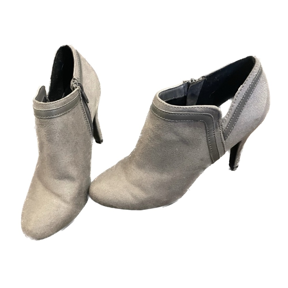 Grey Booty Heels
